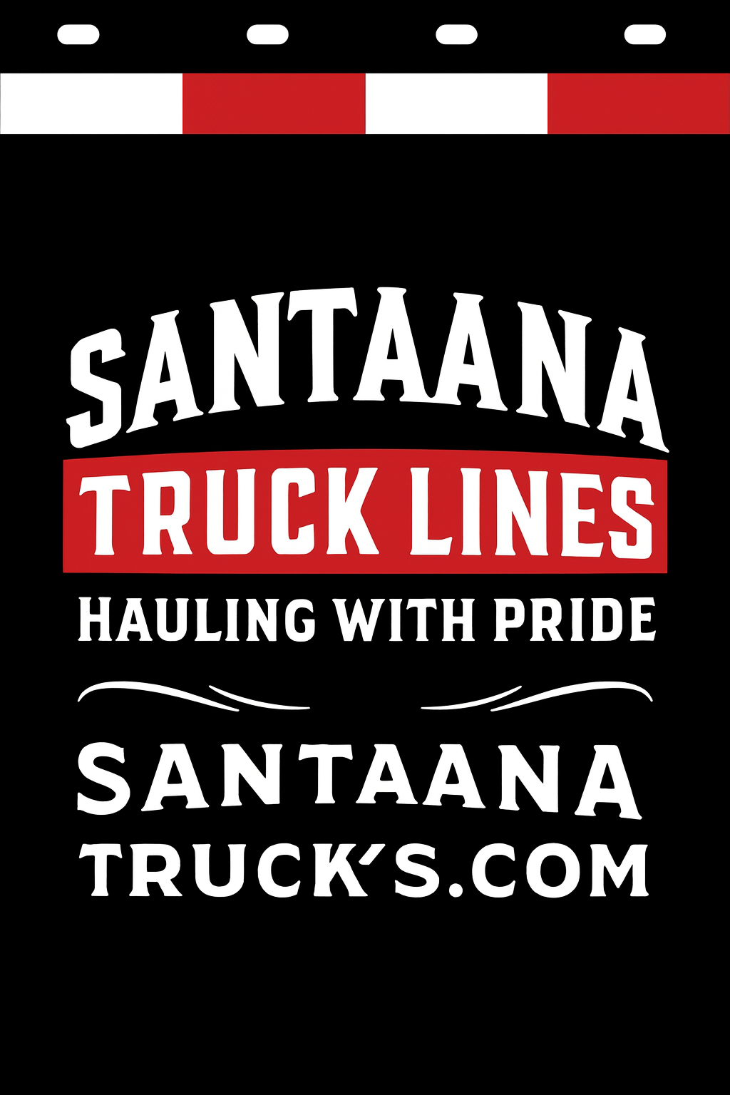 Custom Two-Color Semi-Truck, Work Truck, Box Truck Mud Flap | Create Your Own Mud Flaps | Add Your Own Logo Or Text | Custom Mud Flap Template Designs v278