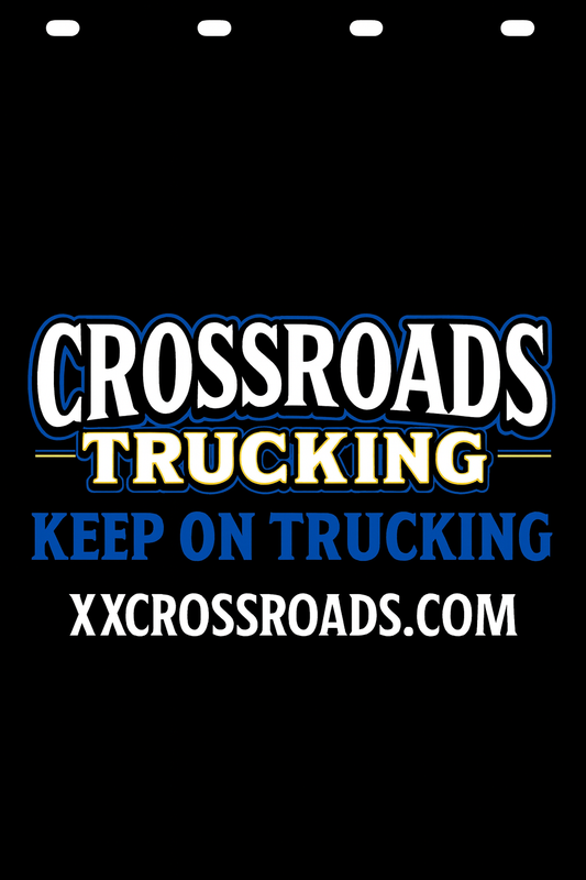 Custom Two-Color Semi-Truck, Work Truck, Box Truck Mud Flap | Create Your Own Mud Flaps | Add Your Own Logo Or Text | Custom Mud Flap Template Designs v278