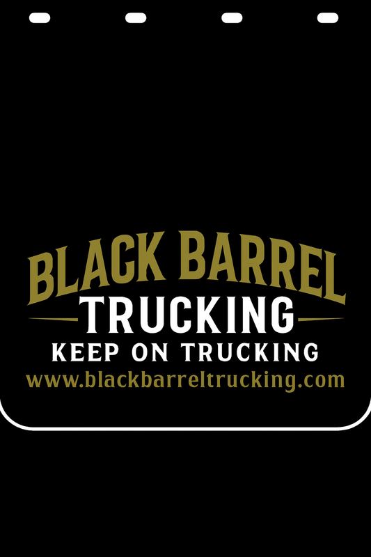 Custom Two-Color Semi-Truck, Work Truck, Box Truck Mud Flap | Create Your Own Mud Flaps | Add Your Own Logo Or Text | Custom Mud Flap Template Designs v278