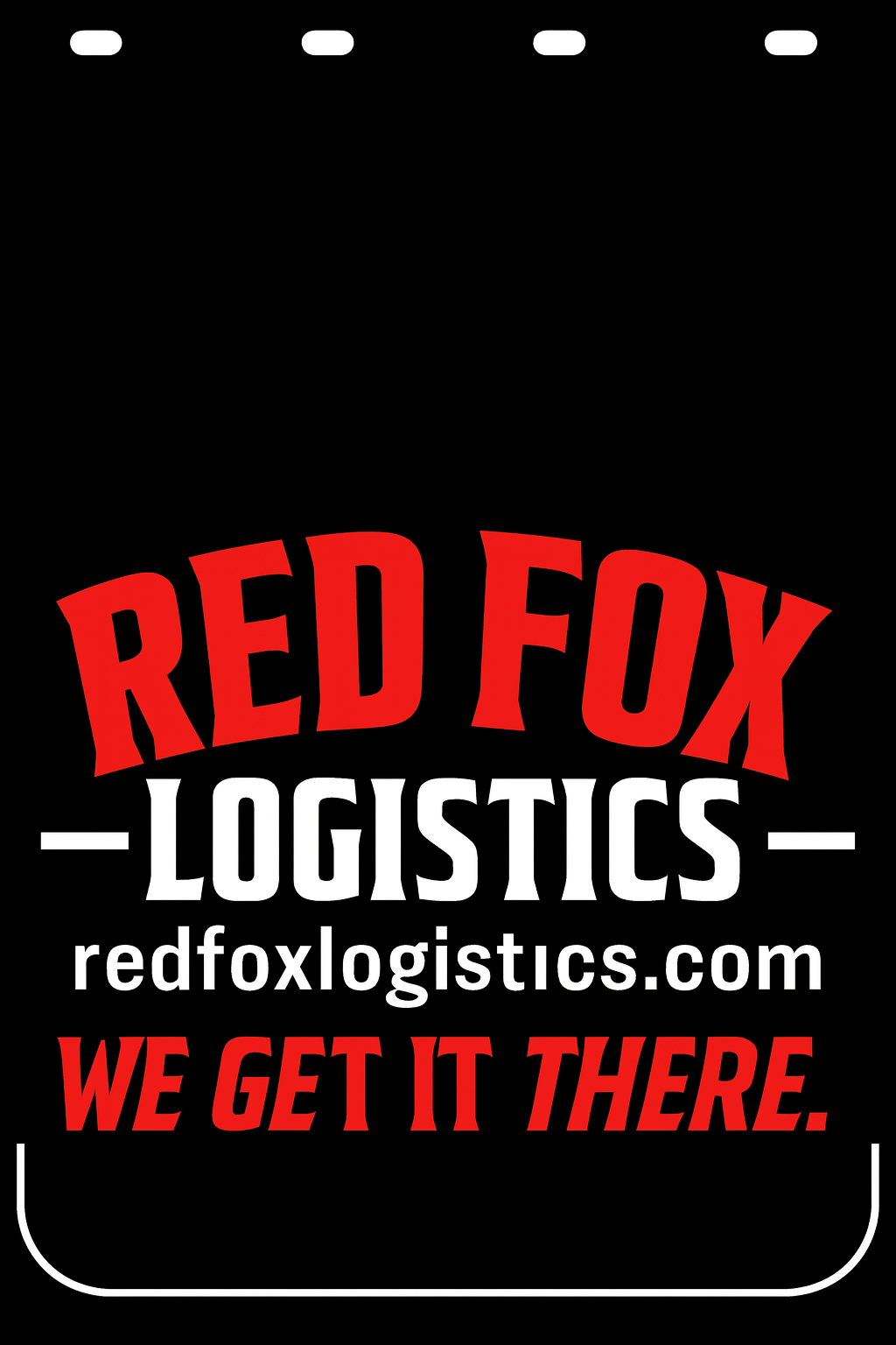 Custom Two-Color Semi-Truck, Work Truck, Box Truck Mud Flap | Create Your Own Mud Flaps | Add Your Own Logo Or Text | Custom Mud Flap Template Designs v278