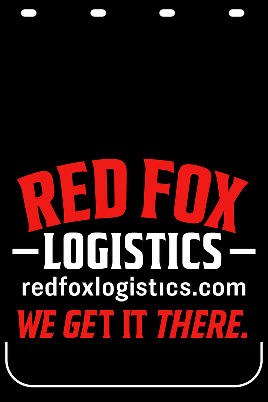 Custom Two-Color Semi-Truck, Work Truck, Box Truck Mud Flap | Create Your Own Mud Flaps | Add Your Own Logo Or Text | Custom Mud Flap Template Designs v278