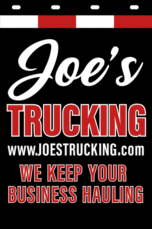 Custom Two-Color Semi-Truck, Work Truck, Box Truck Mud Flap | Create Your Own Mud Flaps | Add Your Own Logo Or Text | Custom Mud Flap Template Designs v278