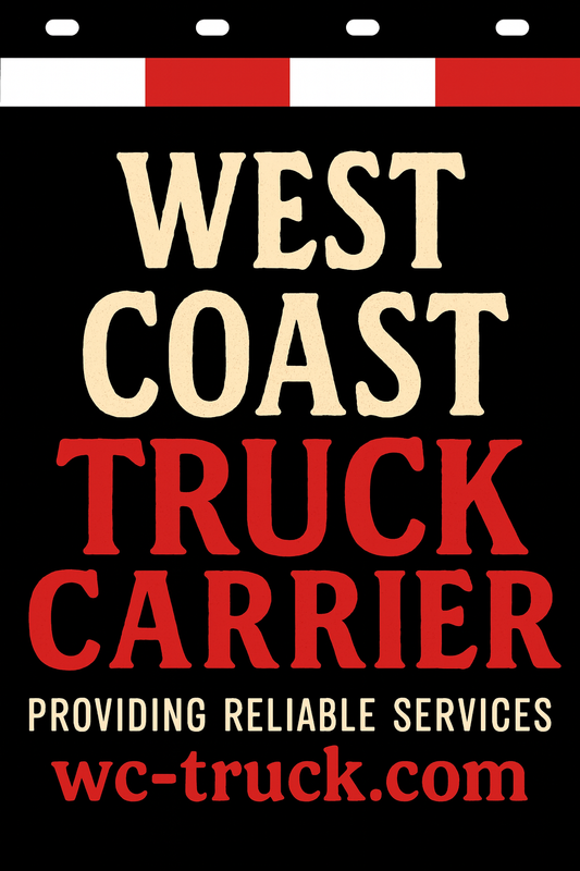 Custom Two-Color Semi-Truck, Work Truck, Box Truck Mud Flap | Create Your Own Mud Flaps | Add Your Own Logo Or Text | Custom Mud Flap Template Designs v278