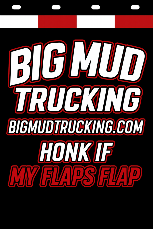 Custom Two-Color Semi-Truck, Work Truck, Box Truck Mud Flap | Create Your Own Mud Flaps | Add Your Own Logo Or Text | Custom Mud Flap Template Designs v278