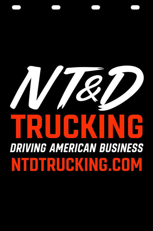 Custom Two-Color Semi-Truck, Work Truck, Box Truck Mud Flap | Create Your Own Mud Flaps | Add Your Own Logo Or Text | Custom Mud Flap Template Designs v278