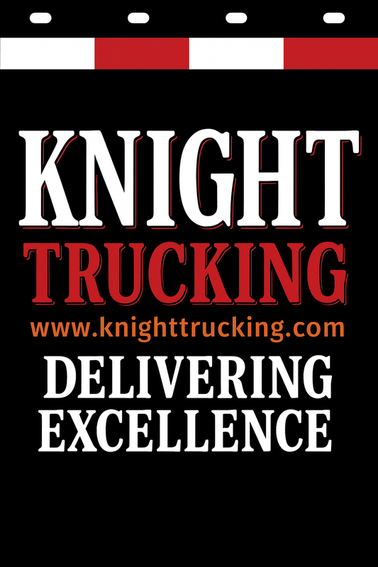 Custom Two-Color Semi-Truck, Work Truck, Box Truck Mud Flap | Create Your Own Mud Flaps | Add Your Own Logo Or Text | Custom Mud Flap Template Designs v278