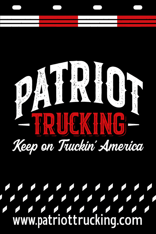 Custom Two-Color Semi-Truck, Work Truck, Box Truck Mud Flap | Create Your Own Mud Flaps | Add Your Own Logo Or Text | Custom Mud Flap Template Designs v278