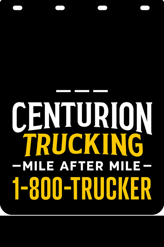 Custom Two-Color Semi-Truck, Work Truck, Box Truck Mud Flap | Create Your Own Mud Flaps | Add Your Own Logo Or Text | Custom Mud Flap Template Designs v278