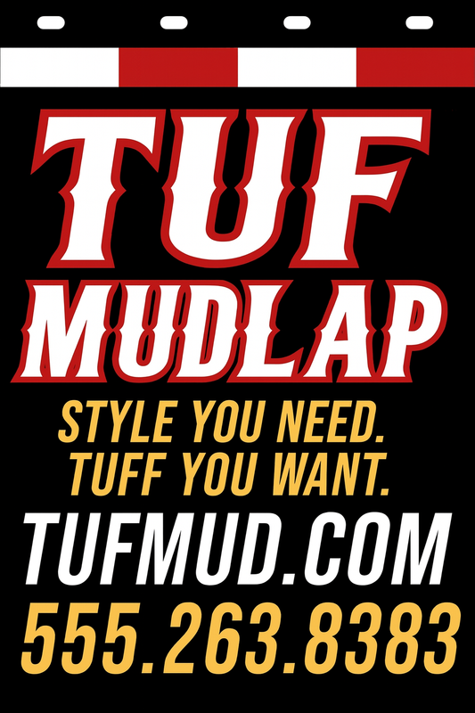 Custom Two-Color Semi-Truck, Work Truck, Box Truck Mud Flap | Create Your Own Mud Flaps | Add Your Own Logo Or Text | Custom Mud Flap Template Designs v278