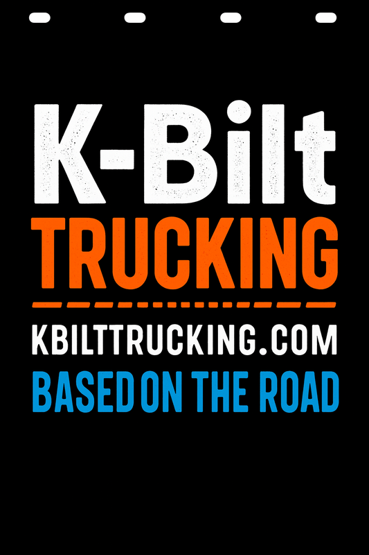 Custom Two-Color Semi-Truck, Work Truck, Box Truck Mud Flap | Create Your Own Mud Flaps | Add Your Own Logo Or Text | Custom Mud Flap Template Designs v278