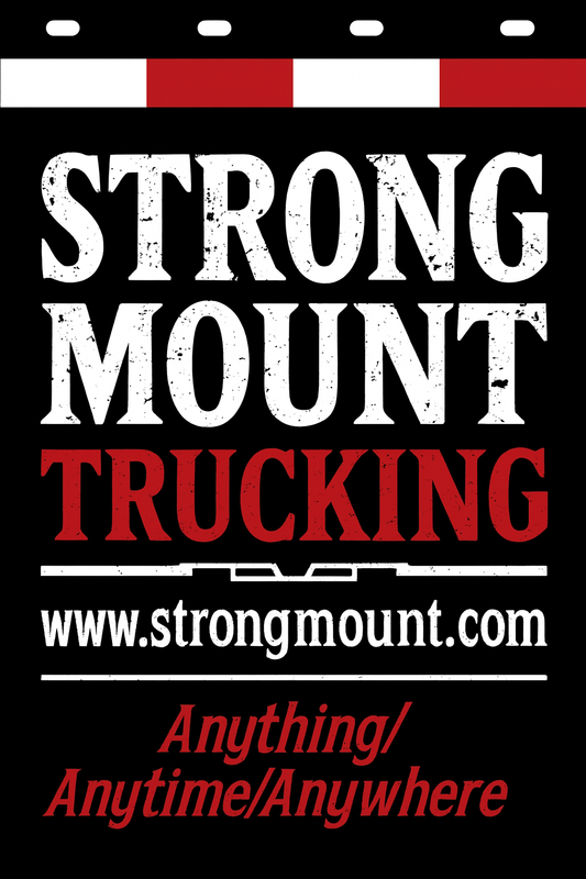 Custom Two-Color Semi-Truck, Work Truck, Box Truck Mud Flap | Create Your Own Mud Flaps | Add Your Own Logo Or Text | Custom Mud Flap Template Designs v278
