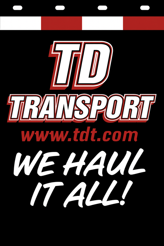 Custom Two-Color Semi-Truck, Work Truck, Box Truck Mud Flap | Create Your Own Mud Flaps | Add Your Own Logo Or Text | Custom Mud Flap Template Designs v278