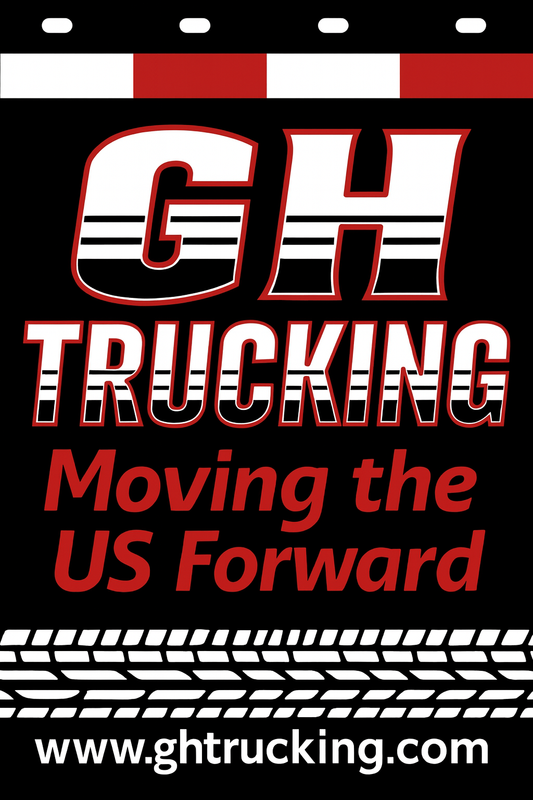 Custom Two-Color Semi-Truck, Work Truck, Box Truck Mud Flap | Create Your Own Mud Flaps | Add Your Own Logo Or Text | Custom Mud Flap Template Designs v278