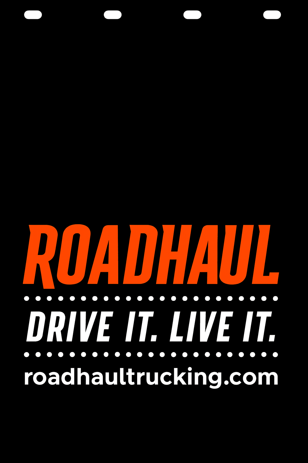 Custom Two-Color Semi-Truck, Work Truck, Box Truck Mud Flap | Create Your Own Mud Flaps | Add Your Own Logo Or Text | Custom Mud Flap Template Designs v278