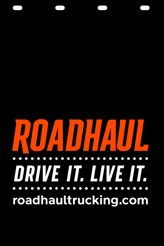 Custom Two-Color Semi-Truck, Work Truck, Box Truck Mud Flap | Create Your Own Mud Flaps | Add Your Own Logo Or Text | Custom Mud Flap Template Designs v278
