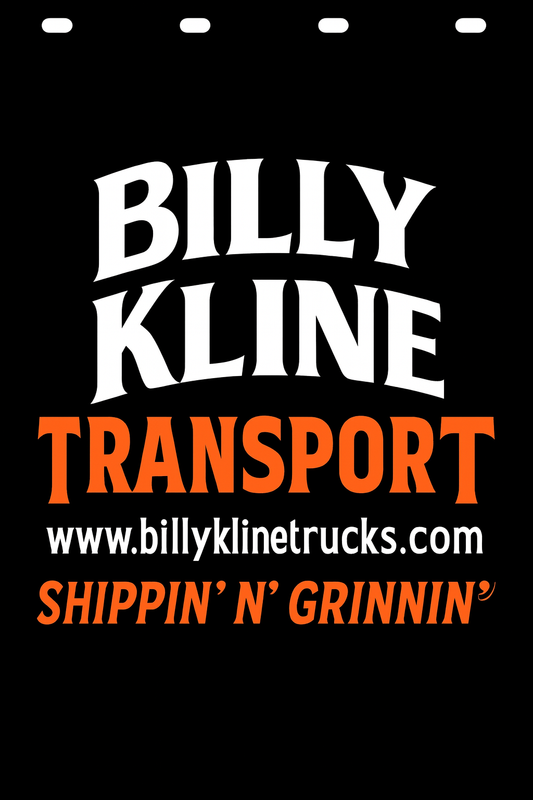 Custom Two-Color Semi-Truck, Work Truck, Box Truck Mud Flap | Create Your Own Mud Flaps | Add Your Own Logo Or Text | Custom Mud Flap Template Designs v278