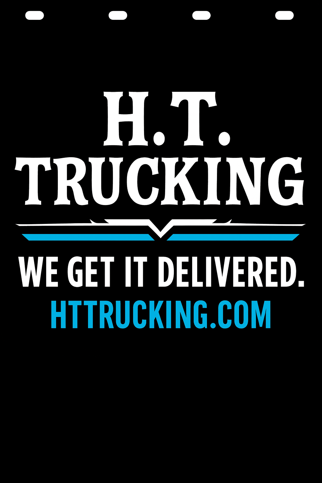 Custom Two-Color Semi-Truck, Work Truck, Box Truck Mud Flap | Create Your Own Mud Flaps | Add Your Own Logo Or Text | Custom Mud Flap Template Designs v278
