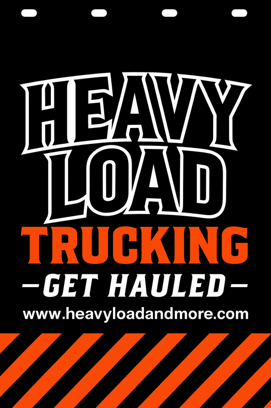 Custom Two-Color Semi-Truck, Work Truck, Box Truck Mud Flap | Create Your Own Mud Flaps | Add Your Own Logo Or Text | Custom Mud Flap Template Designs v278