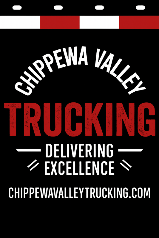 Custom Two-Color Semi-Truck, Work Truck, Box Truck Mud Flap | Create Your Own Mud Flaps | Add Your Own Logo Or Text | Custom Mud Flap Template Designs v278