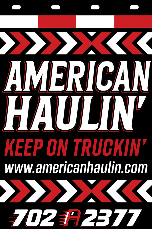 Custom Two-Color Semi-Truck, Work Truck, Box Truck Mud Flap | Create Your Own Mud Flaps | Add Your Own Logo Or Text | Custom Mud Flap Template Designs v278