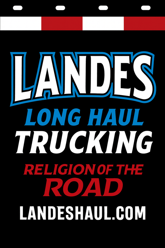 Custom Two-Color Semi-Truck, Work Truck, Box Truck Mud Flap | Create Your Own Mud Flaps | Add Your Own Logo Or Text | Custom Mud Flap Template Designs v278