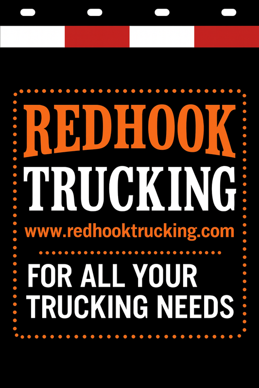 Custom Two-Color Semi-Truck, Work Truck, Box Truck Mud Flap | Create Your Own Mud Flaps | Add Your Own Logo Or Text | Custom Mud Flap Template Designs v278