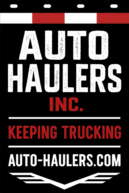 Custom Two-Color Semi-Truck, Work Truck, Box Truck Mud Flap | Create Your Own Mud Flaps | Add Your Own Logo Or Text | Custom Mud Flap Template Designs v278
