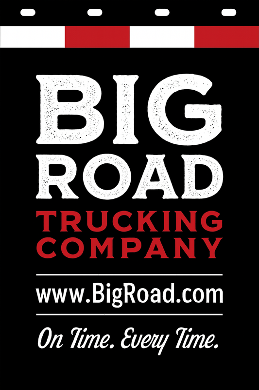 Custom Two-Color Semi-Truck, Work Truck, Box Truck Mud Flap | Create Your Own Mud Flaps | Add Your Own Logo Or Text | Custom Mud Flap Template Designs v278