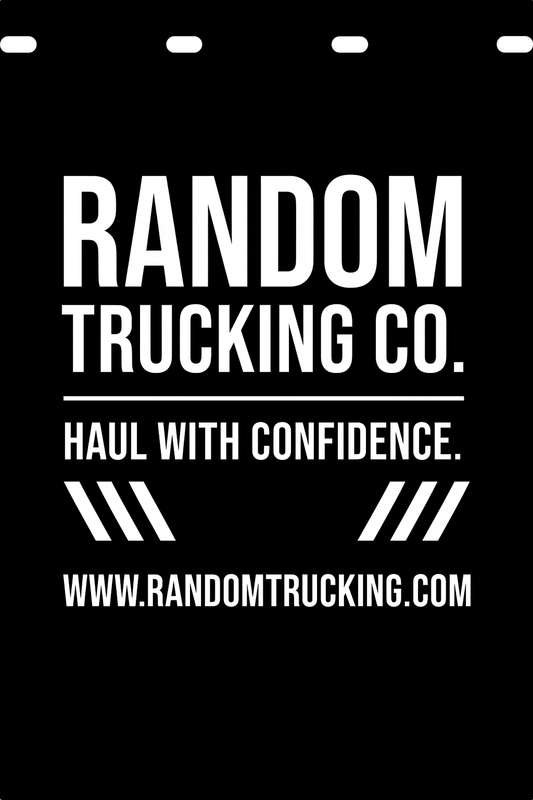 Custom Semi-Truck, Work Truck, Box Truck Mud Flap | Create Your Own Mud Flaps | Add Your Own Logo Or Text | Custom Mud Flap Template Designs v18