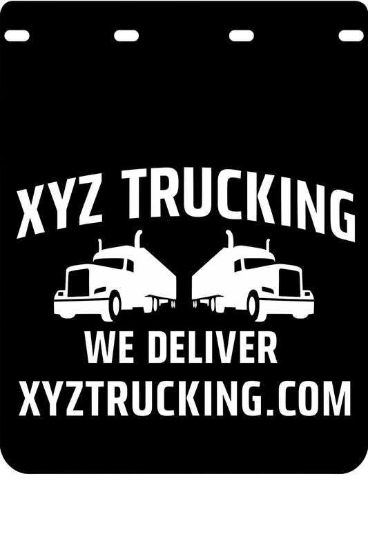 Custom Semi-Truck, Work Truck, Box Truck Mud Flap | Create Your Own Mud Flaps | Add Your Own Logo Or Text | Custom Mud Flap Template Designs v13