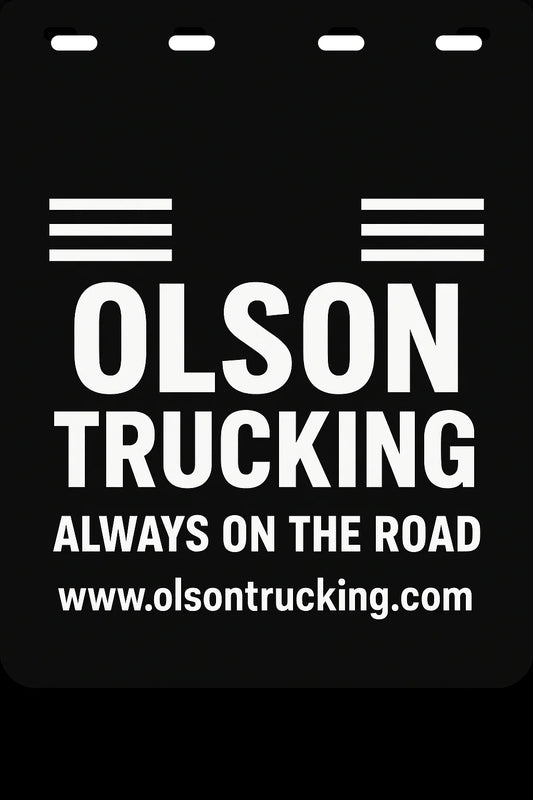 Custom Semi-Truck, Work Truck, Box Truck Mud Flap | Create Your Own Mud Flaps | Add Your Own Logo Or Text | Custom Mud Flap Template Designs v56