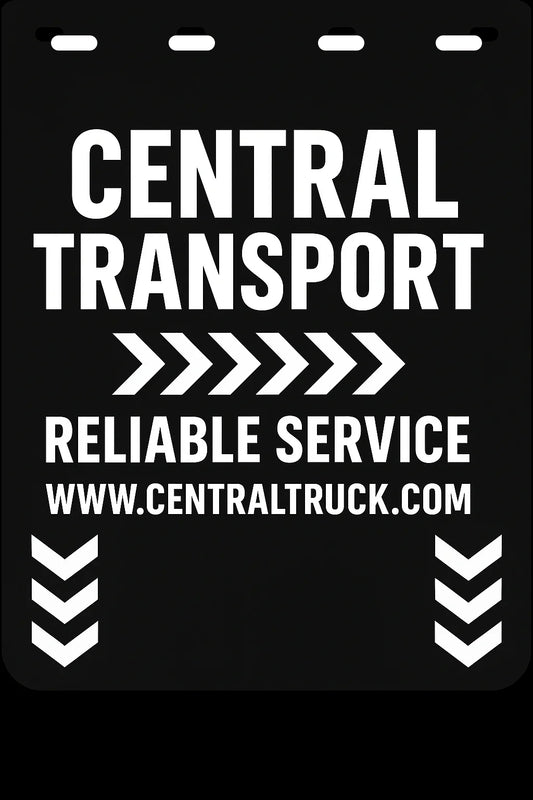 Custom Semi-Truck, Work Truck, Box Truck Mud Flap | Create Your Own Mud Flaps | Add Your Own Logo Or Text | Custom Mud Flap Template Designs v82
