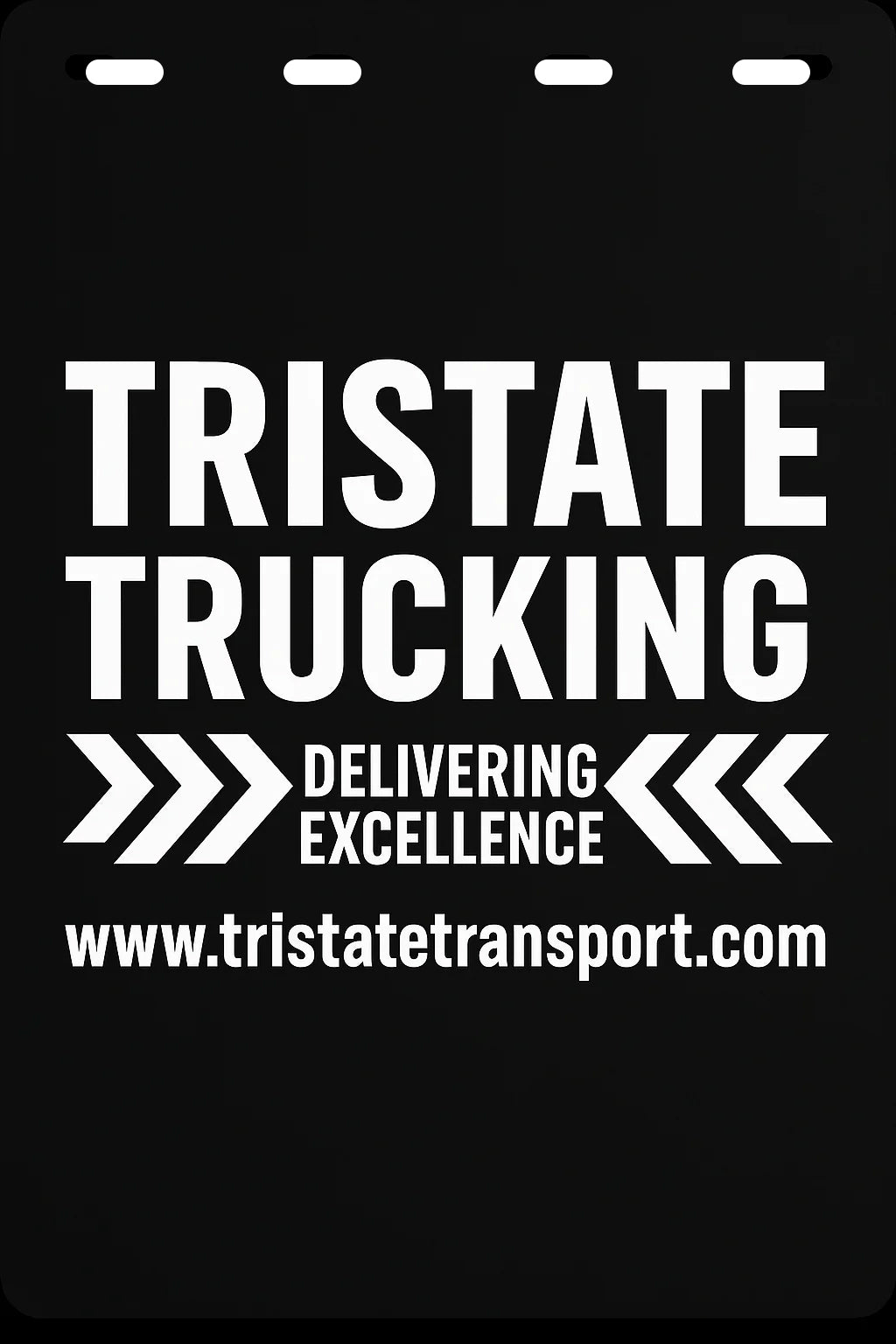 Custom Semi-Truck, Work Truck, Box Truck Mud Flap | Create Your Own Mud Flaps | Add Your Own Logo Or Text | Custom Mud Flap Template Designs v79
