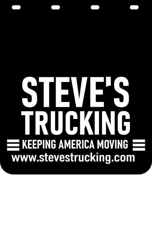 Custom Semi-Truck, Work Truck, Box Truck Mud Flap | Create Your Own Mud Flaps | Add Your Own Logo Or Text | Custom Mud Flap Template Designs v235