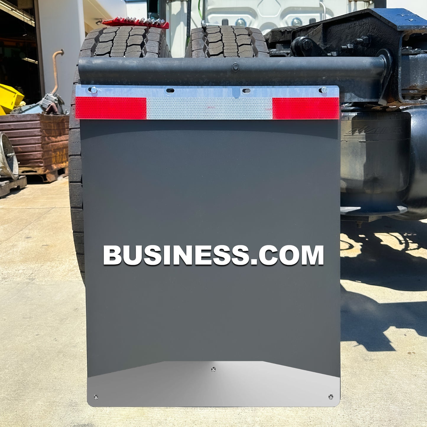 Custom Semi-Truck, Work Truck, Box Truck Mud Flap | Create Your Own Mud Flaps | Add Your Own Logo Or Text | 1 Line of Text